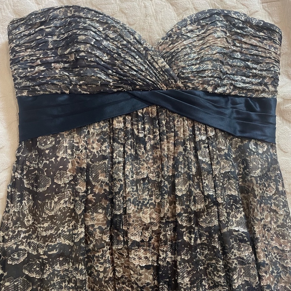 BCBG Max Azria Strapless Maxi Formal Gown, Size 4